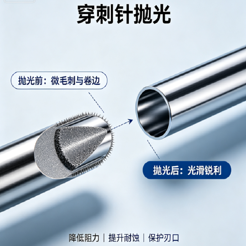 无锡别被光亮的外表骗了！穿刺针抛光到底在抛什么？